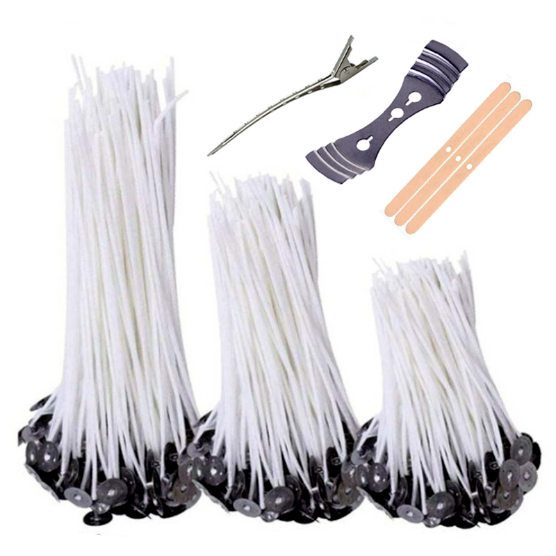 Candle Making Soy Wax - 103pcs Waxed Cotton Candle Wicks Set