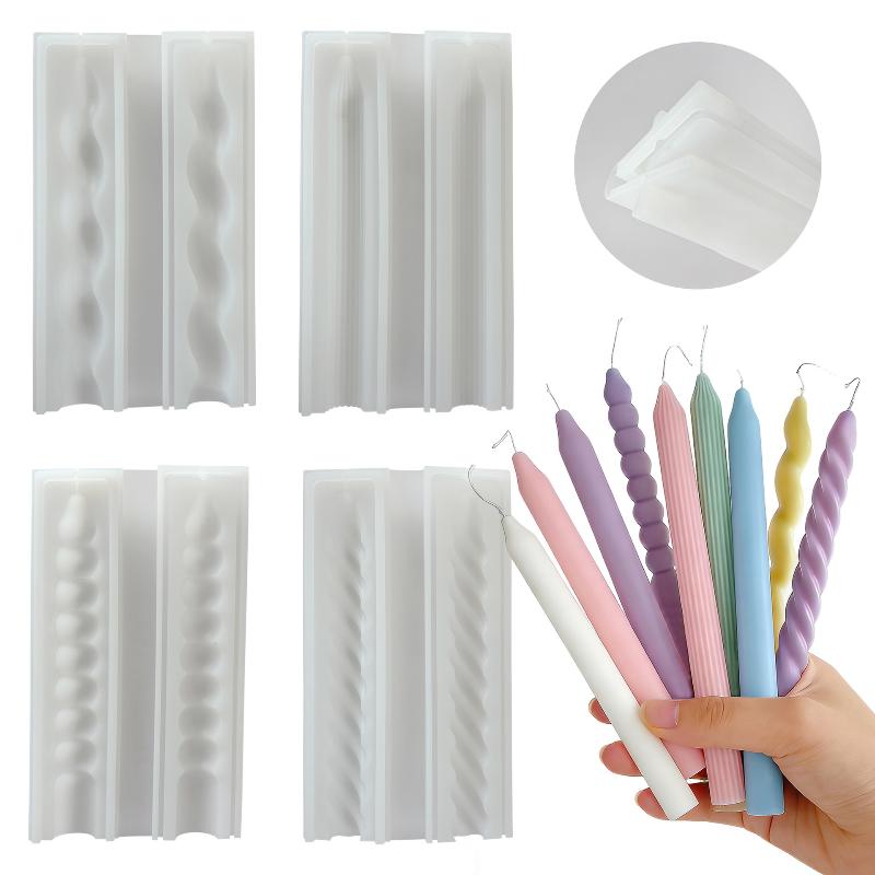 Candle Making Date Night - Long Spiral Silicone Candle Mold DIY