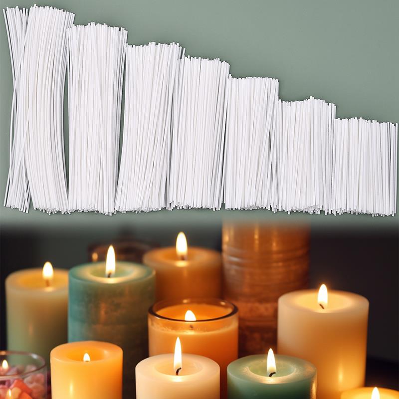 Candle Making Soy Wax - 50/100Pcs Waxed Cotton Candle Wicks Set