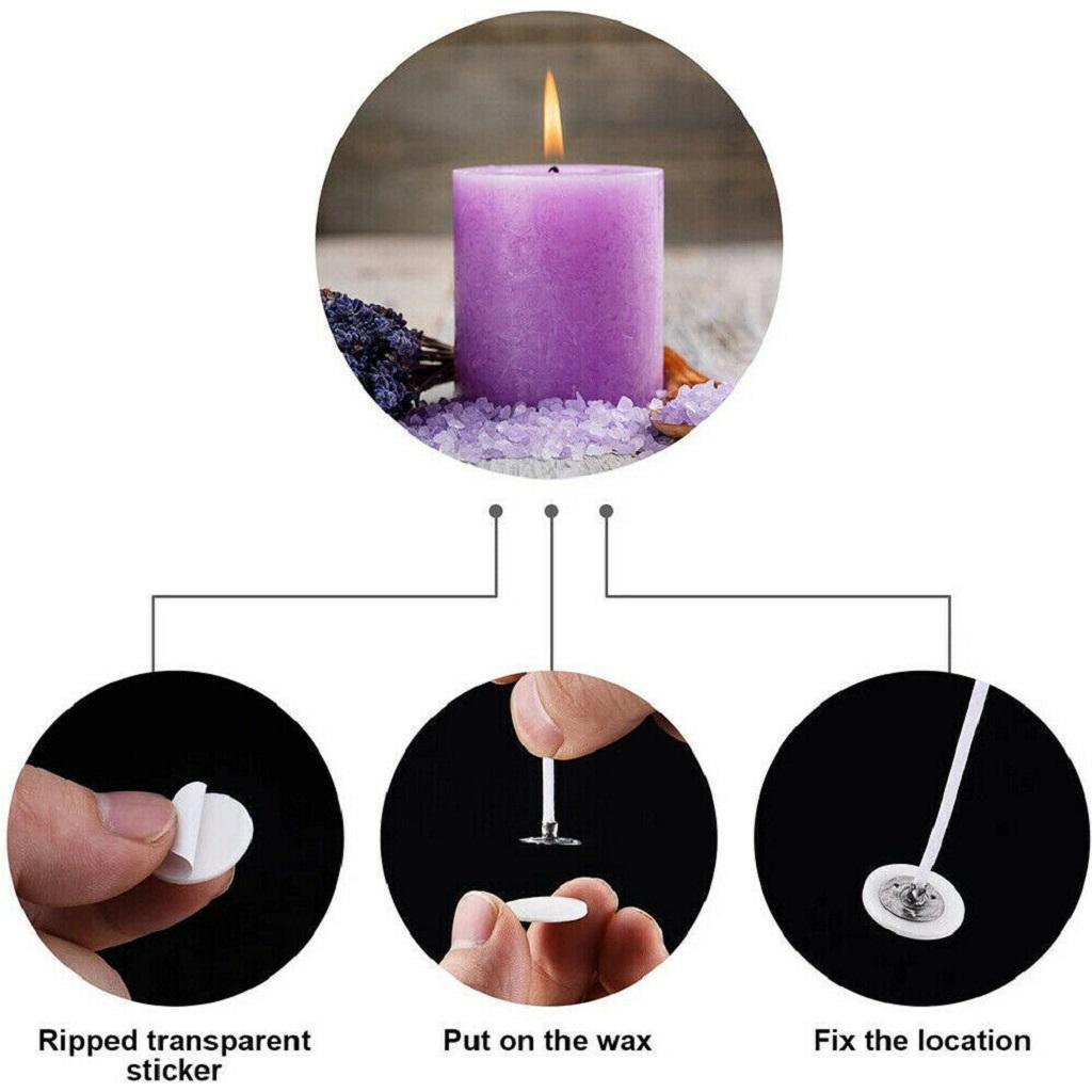 Adhesive Dot Wick - Foam Candle Wick Stickers High Adhesive