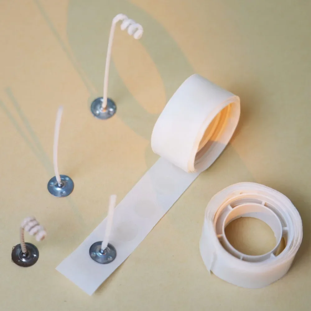 100 Dots/Roll Candle Wick Stic - Adhesive Dot Wick 评论和价格