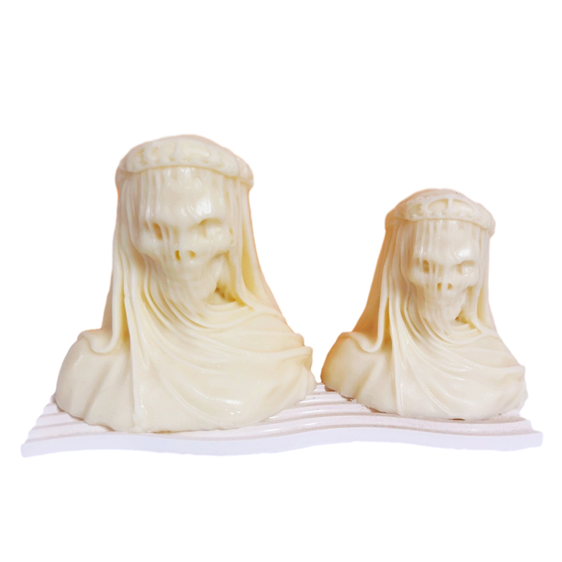 Halloween Veiled Skeleton Sili - Candle Making Soy Wax 评论和价格