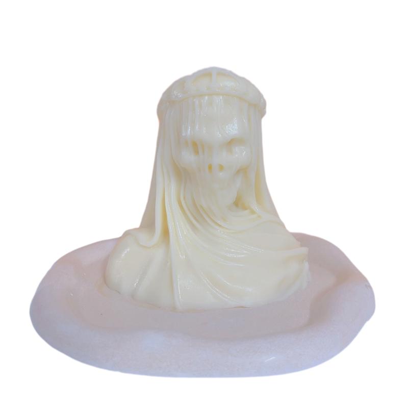 Halloween Veiled Skeleton Sili - Candle Making Soy Wax 评论和价格