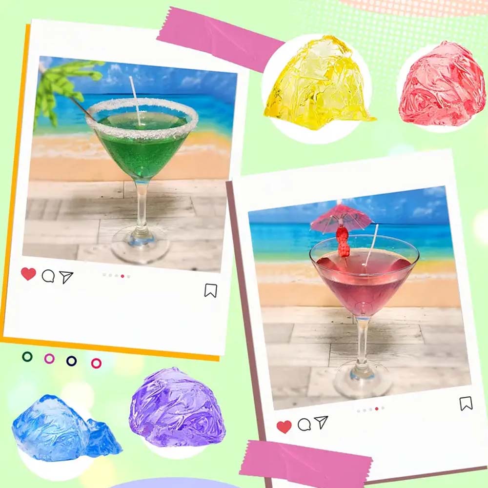 200g Yellow Clear Gel Jelly Wa - Candle Making Date Night 评论和价格