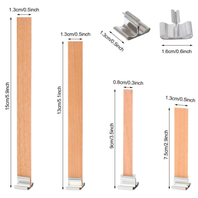 30pcs High Quality Wooden Cand - Candle Making Kit Beeswax 评论和价格