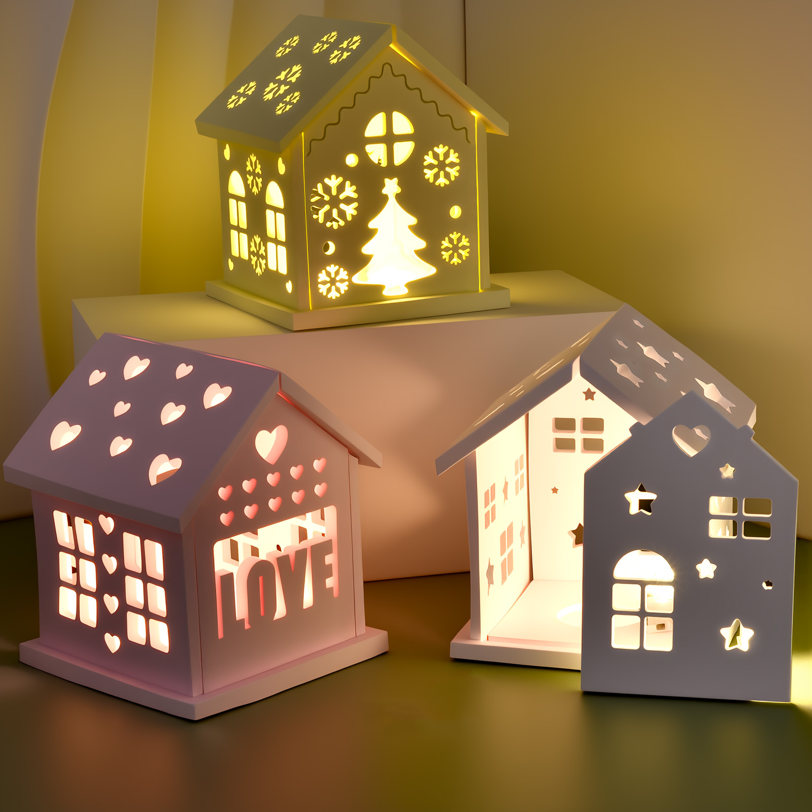 3D House Silicone Mold DIY Chr - Candle Making Things 评论和价格