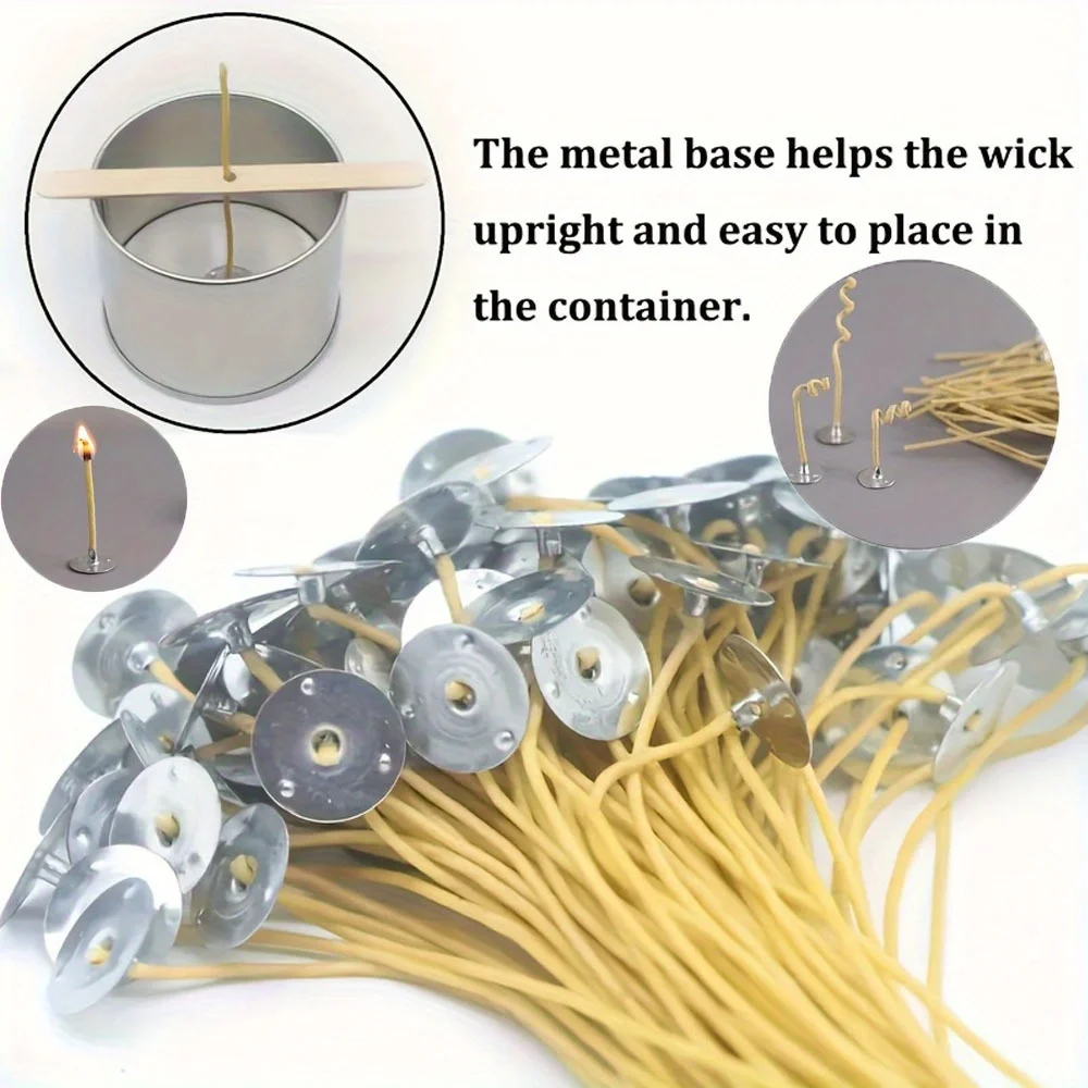 Candle Wicks 50 PCS 8 Inch Hem - Candle Making Date Night 评论和价格