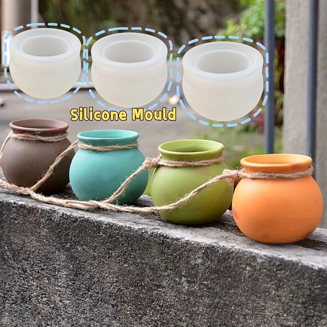 Silicone Flower Pot Molds, Res - Candle Making Things 评论和价格