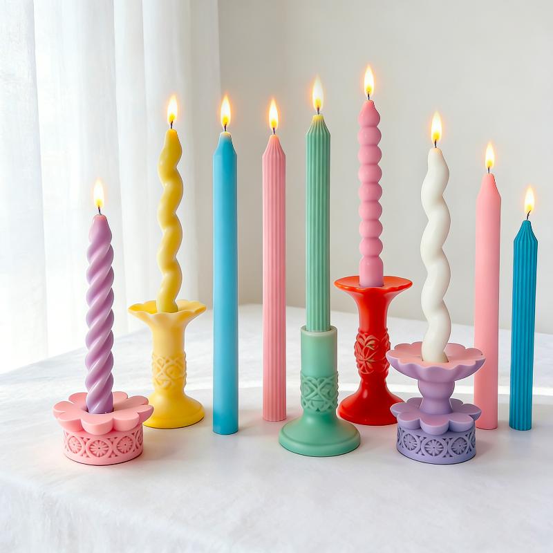 Long Spiral Silicone Candle Mo - Candle Making Date Night 评论和价格