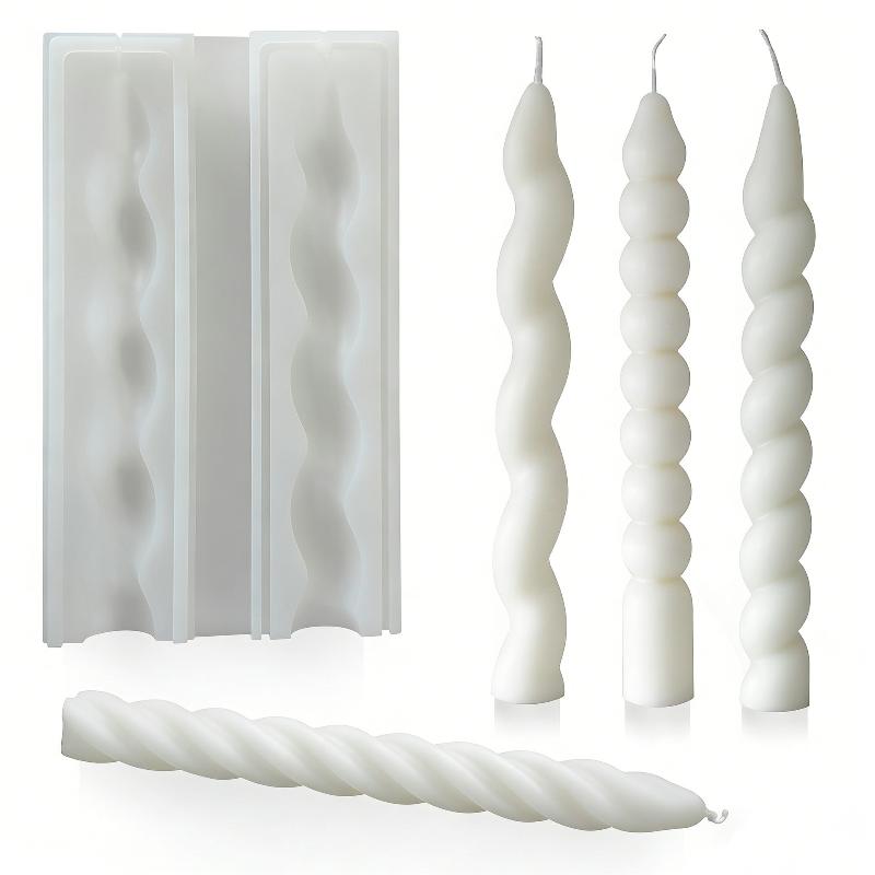 Long Spiral Silicone Candle Mo - Candle Making Date Night 评论和价格