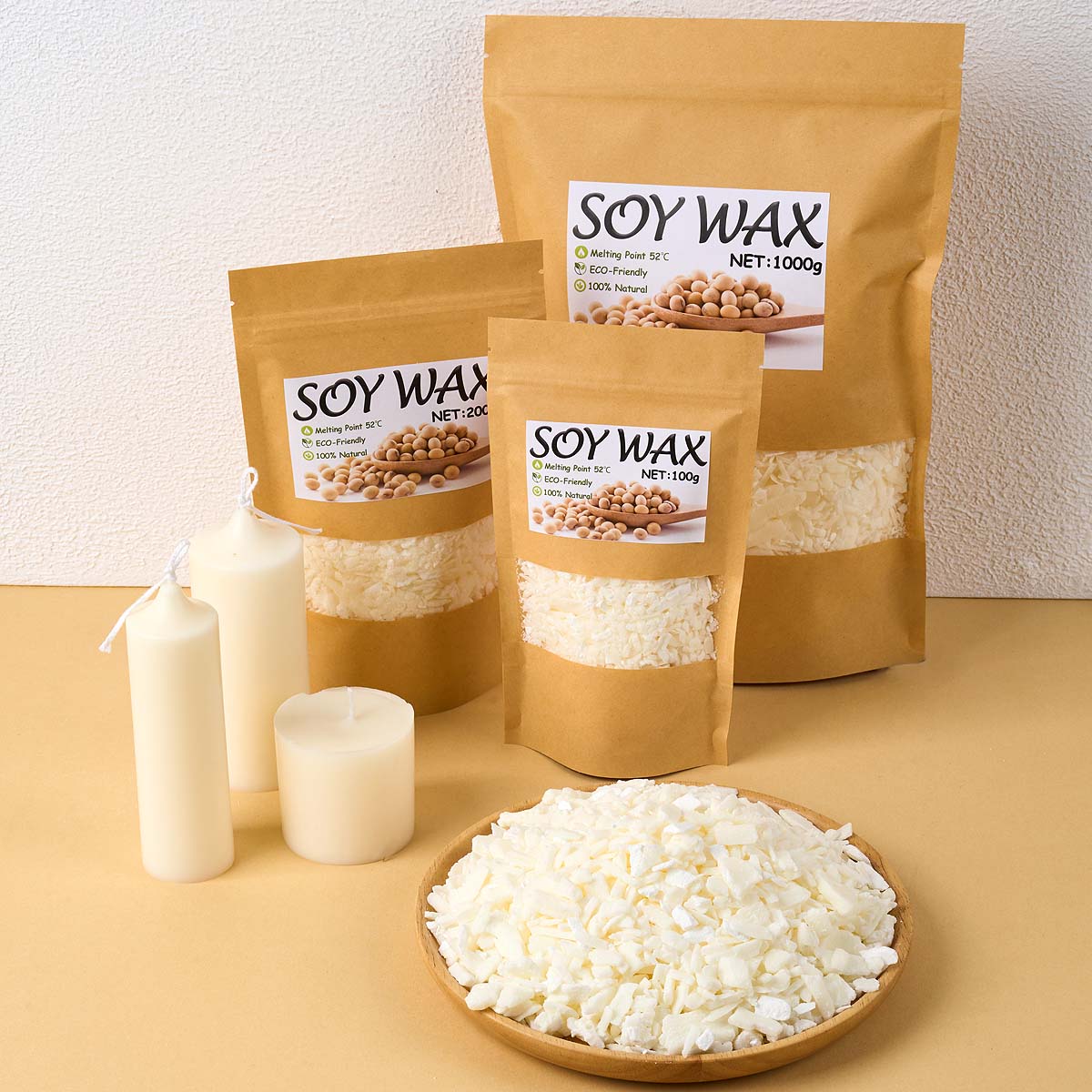 1 Pounds Pure White Soy Wax Fo - Candle Making Date Night 评论和价格