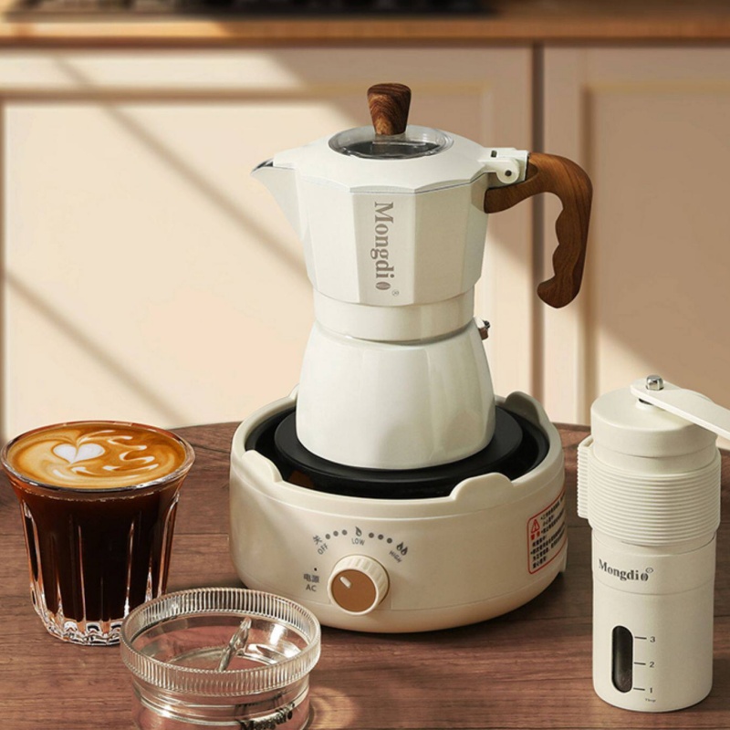 Mongdio Double Valve Moka Pot  - Pour Pot Aluminum 评论和价格