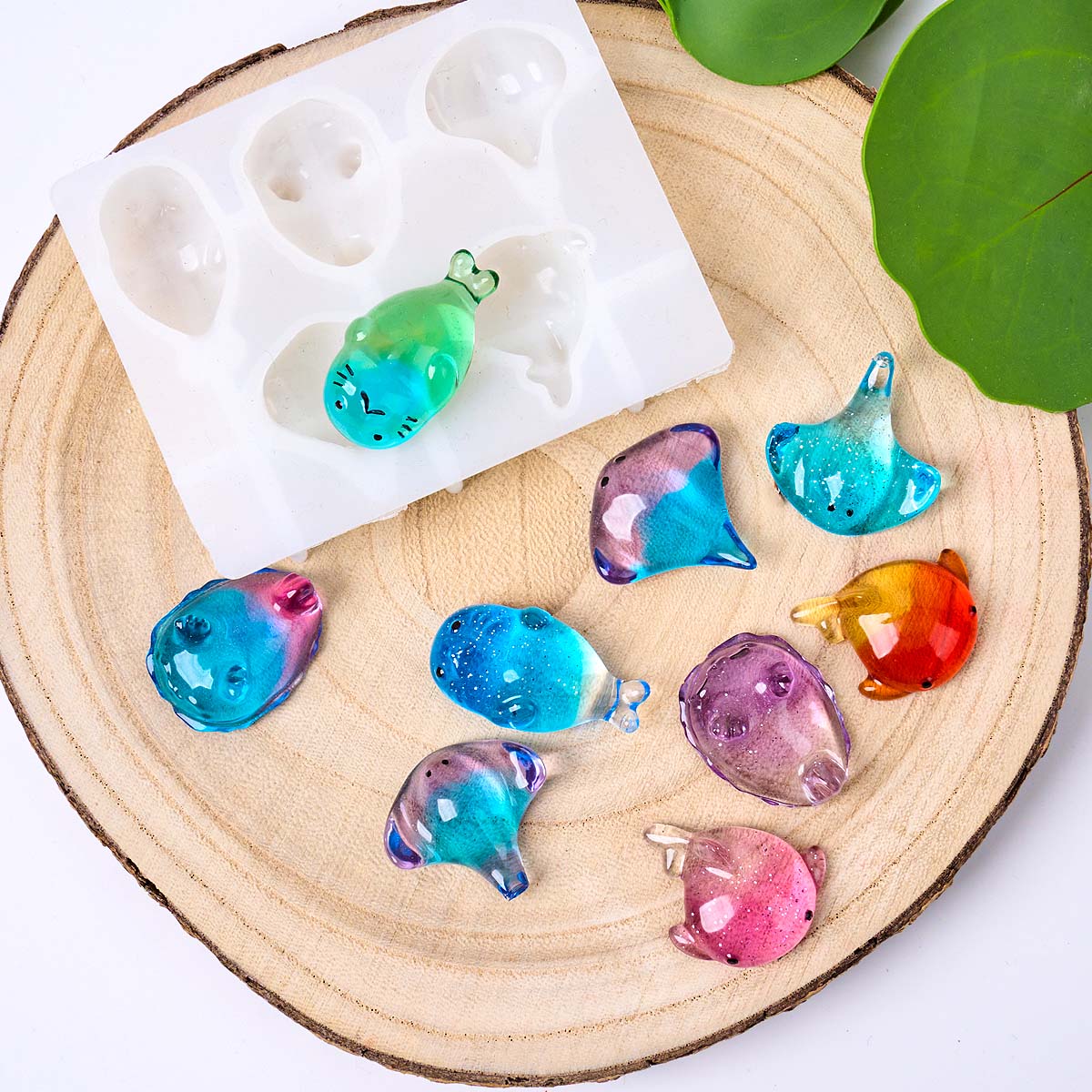 3D Healing Kawaii Manta Ray Wh - Candle Making Things 评论和价格
