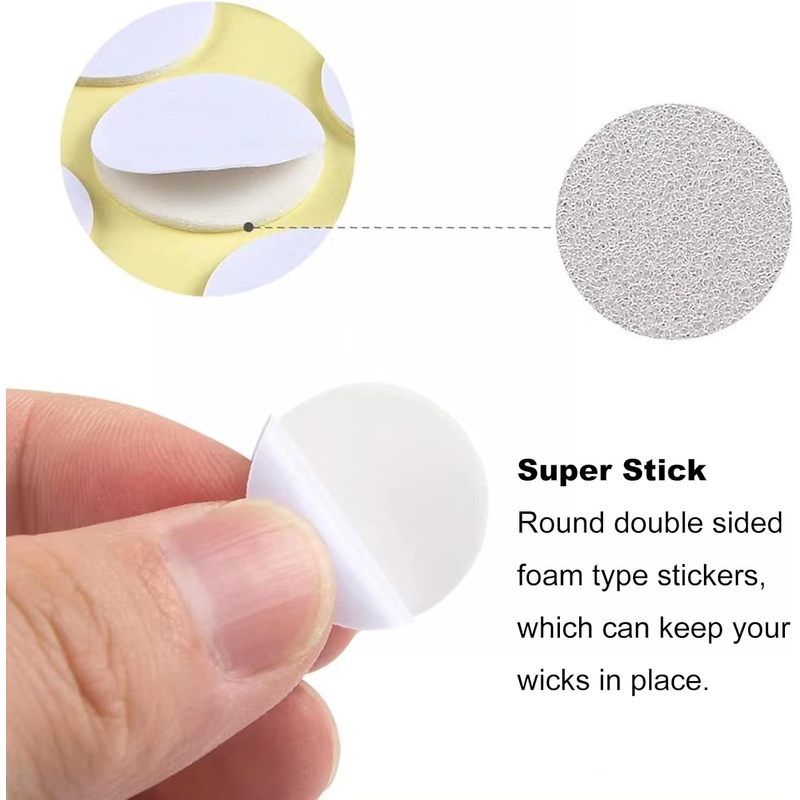 240pcs Candle Wick Stickers, H - Adhesive Dot Wick 评论和价格