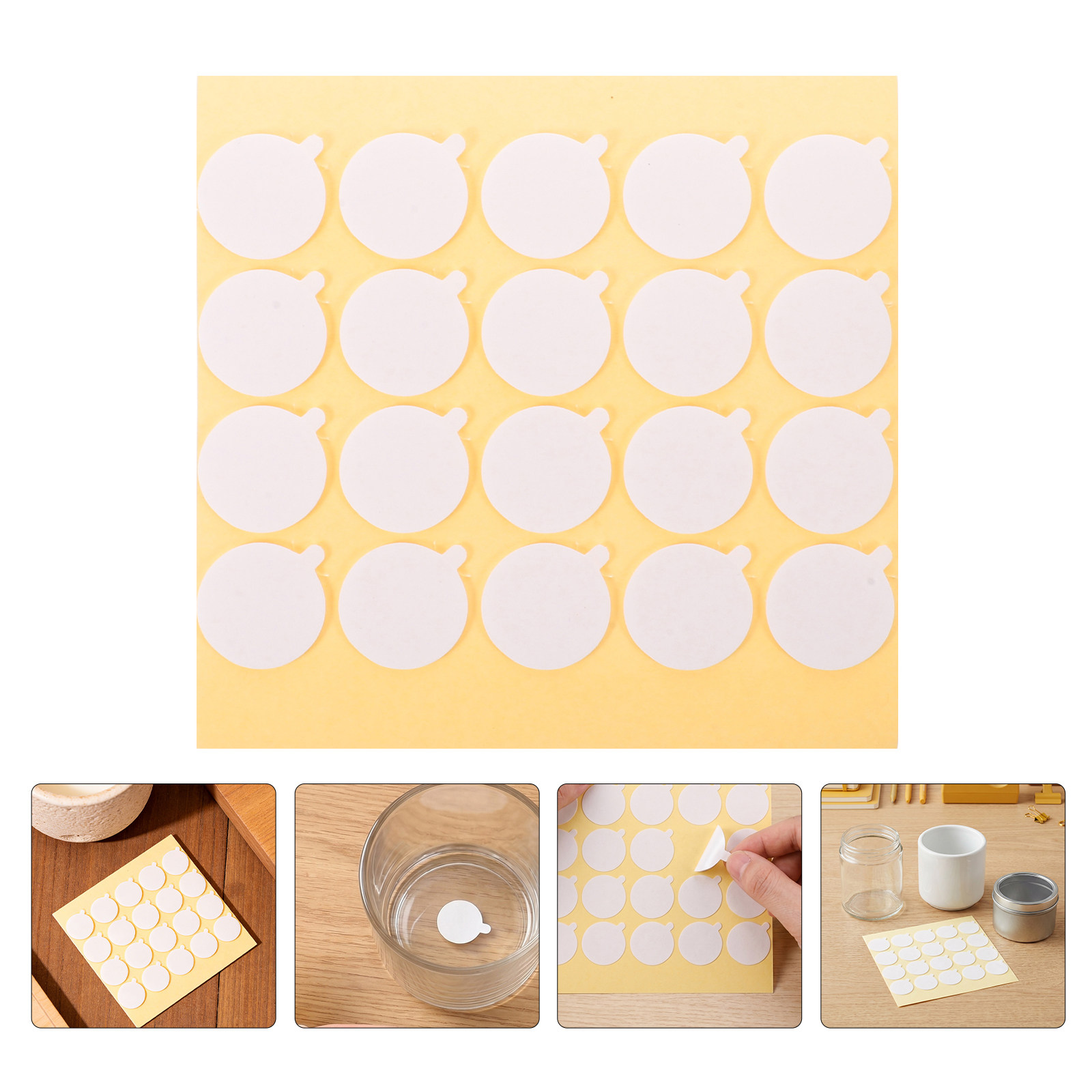 800Pcs Wick Sticky Tabs Double - Adhesive Dot Wick 评论和价格