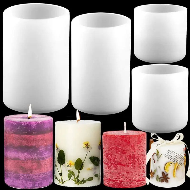 Cylinder Silicone Candle Molds - Candle Making Date Night 评论和价格
