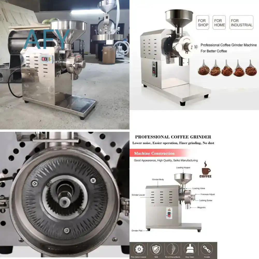 Coffee Bean Grinder for Espres - Pour Pot Aluminum 评论和价格