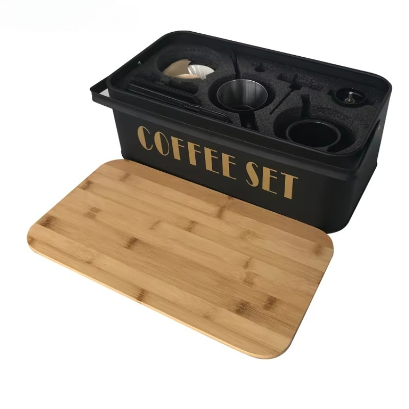 Portable coffee machine set wi - Pour Pot Aluminum 评论和价格