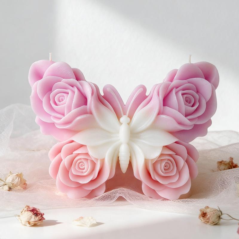 DIY Rose Butterfly Form Silico - Candle Making Things 评论和价格