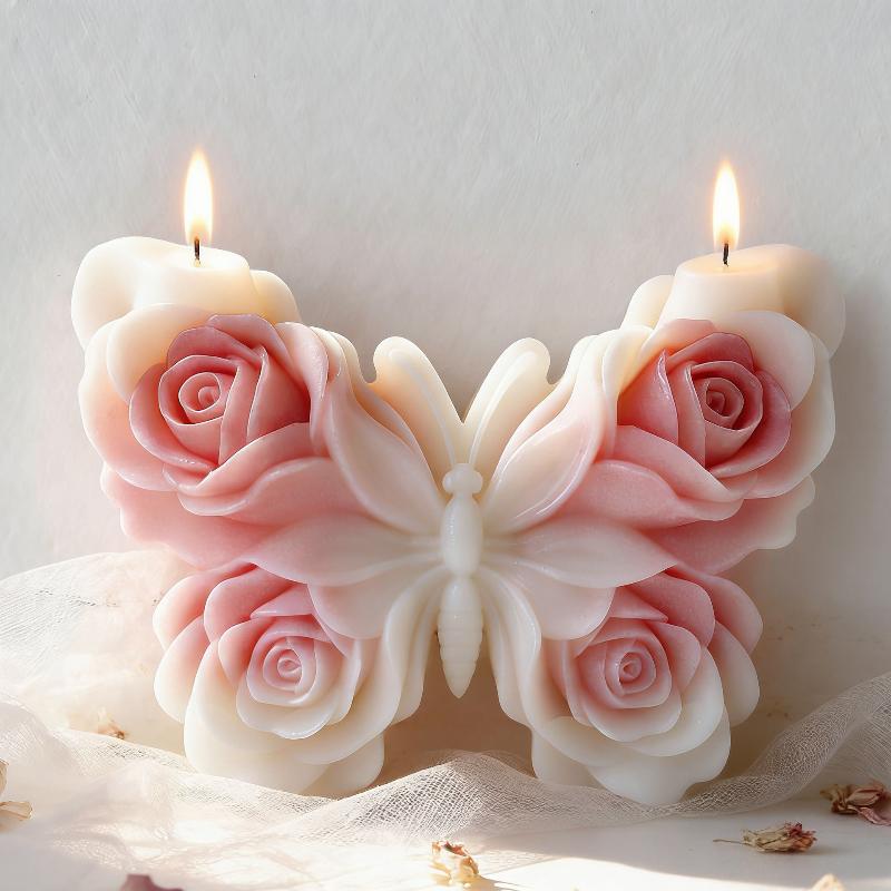 DIY Rose Butterfly Form Silico - Candle Making Things 评论和价格
