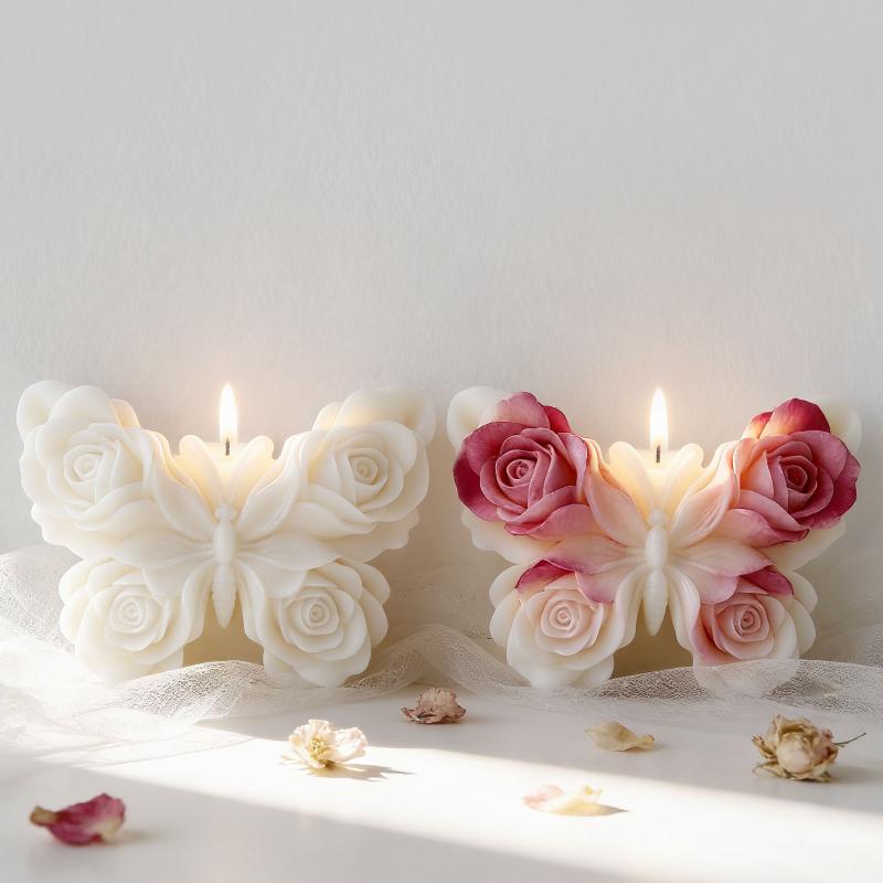 DIY Rose Butterfly Form Silico - Candle Making Things 评论和价格