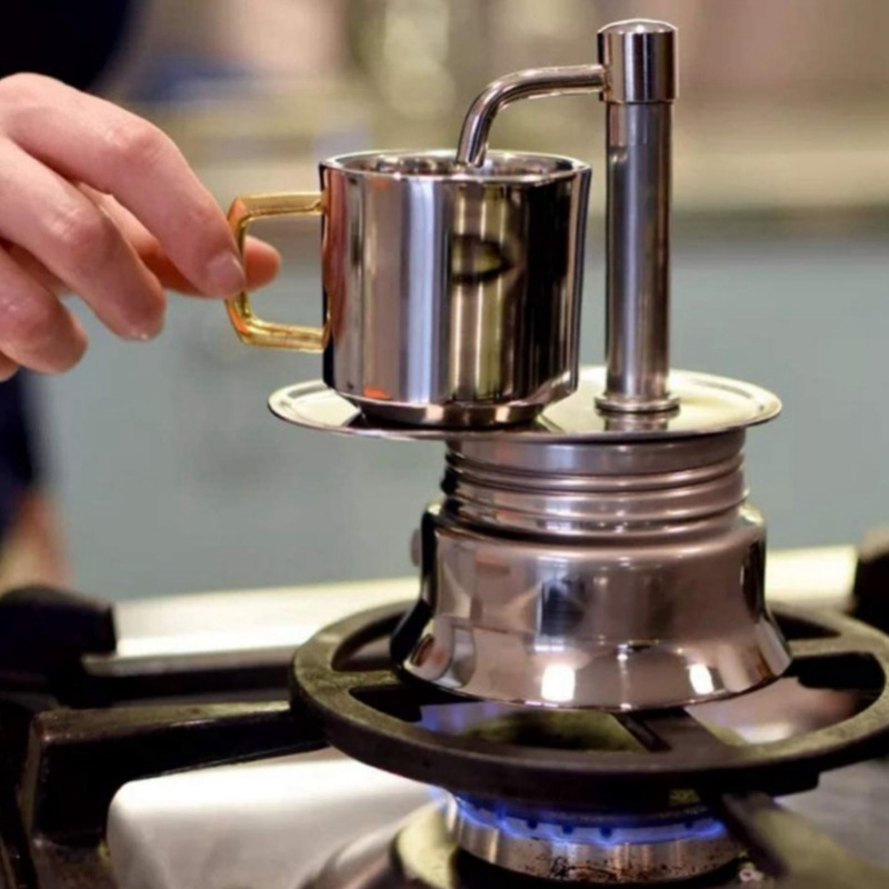 Single Spout Mocha Pot Stainle - Pour Pot Aluminum 评论和价格