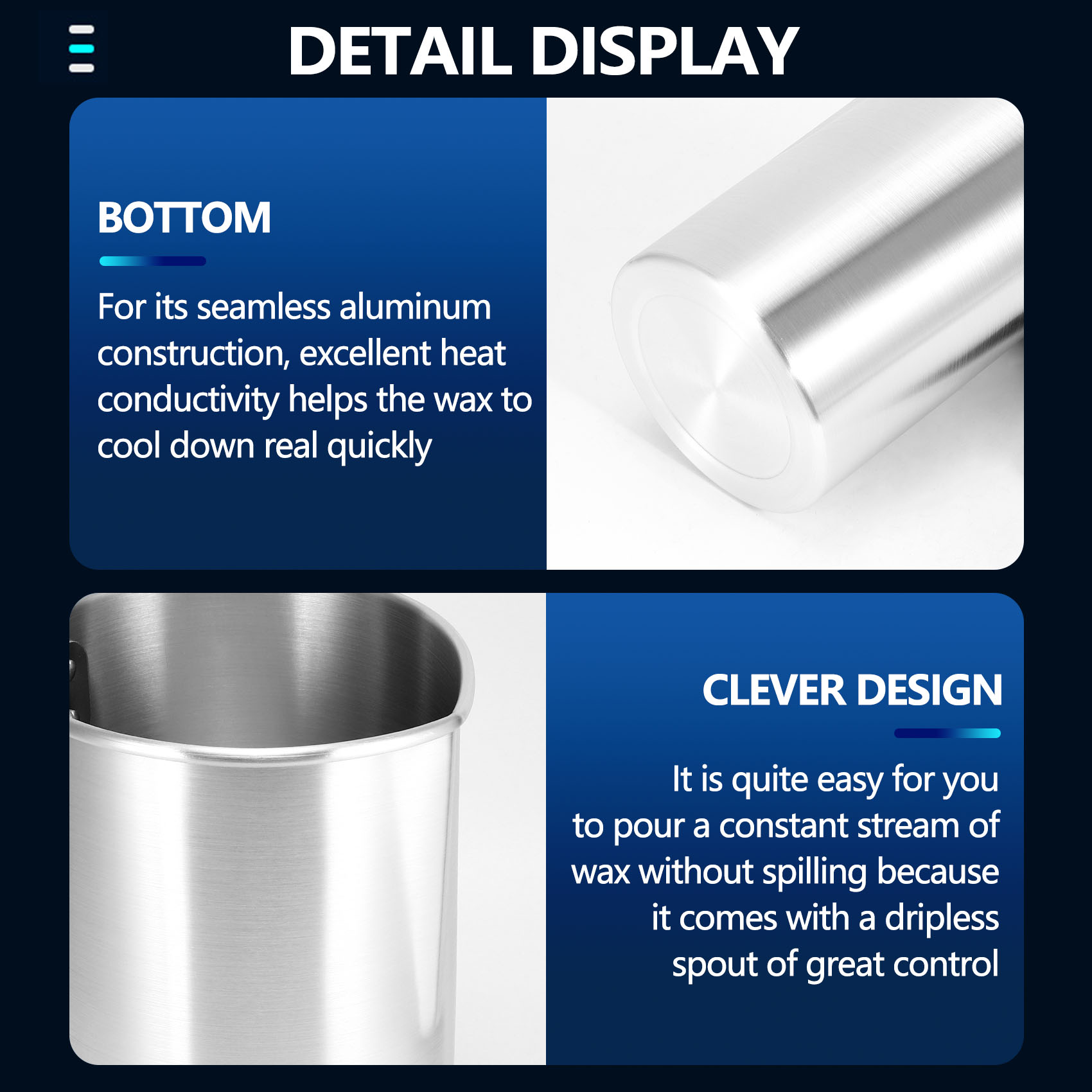 THIVN-4 Pounds Candle Making P - Pour Pot Aluminum 评论和价格