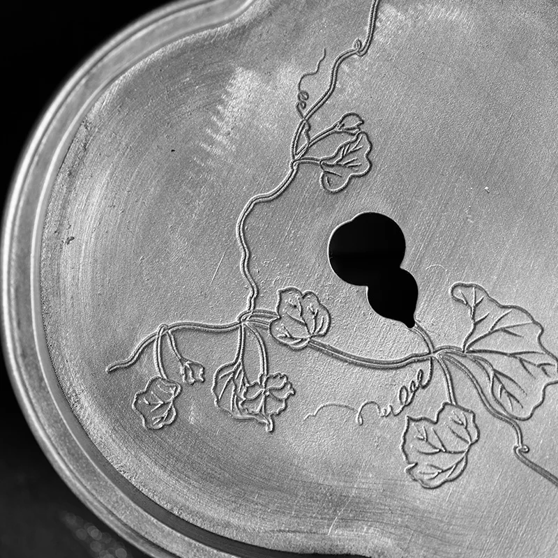 Gourd Ancient Tin Old Pot Tray - Pour Pot Aluminum 评论和价格